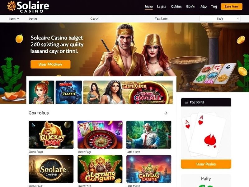 Welcome to the official Solaire Casino website. Explore real-money gambling games, exclusive promotions, and secure online gaming. Join now for free spins and welcome bonuses!